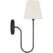 Chapman & Myers Polaris LED 6 inch Bronze Single Sconce Wall Light