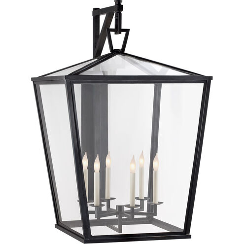 Chapman & Myers DarlanaO 6 Light 39 inch Bronze Outdoor Wall Lantern, Grande