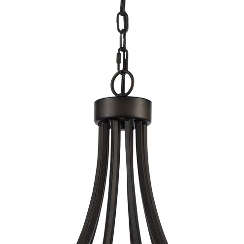 Tuscan 10 Light 38 inch Dark Bronze Chandelier Ceiling Light, Converts to Semi Flush