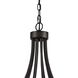 Tuscan 10 Light 38 inch Dark Bronze Chandelier Ceiling Light, Converts to Semi Flush