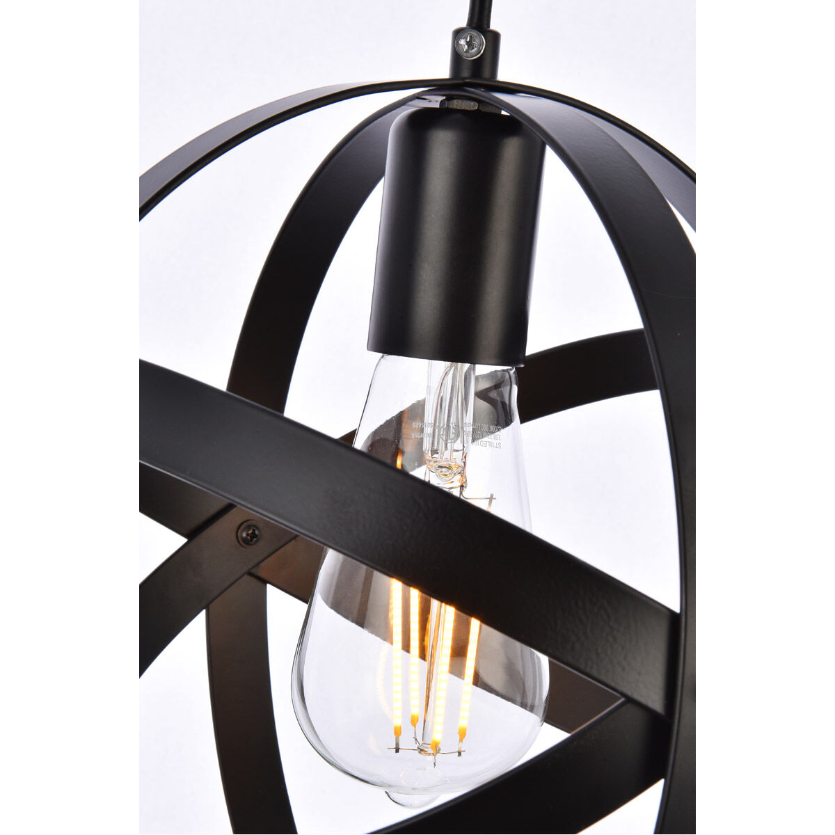 Celeste 1 Light 9.8 inch Black Pendant Ceiling Light