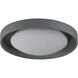 Matera LED 22 inch Gray Flush Mount Ceiling Light