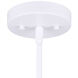 Adira LED 22 inch White Chandelier Ceiling Light