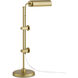 Satire 23 inch 10 watt Brushed Brass Table Lamp Portable Light
