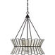 Chapelle 6 Light 24 inch English Bronze Chandelier Ceiling Light