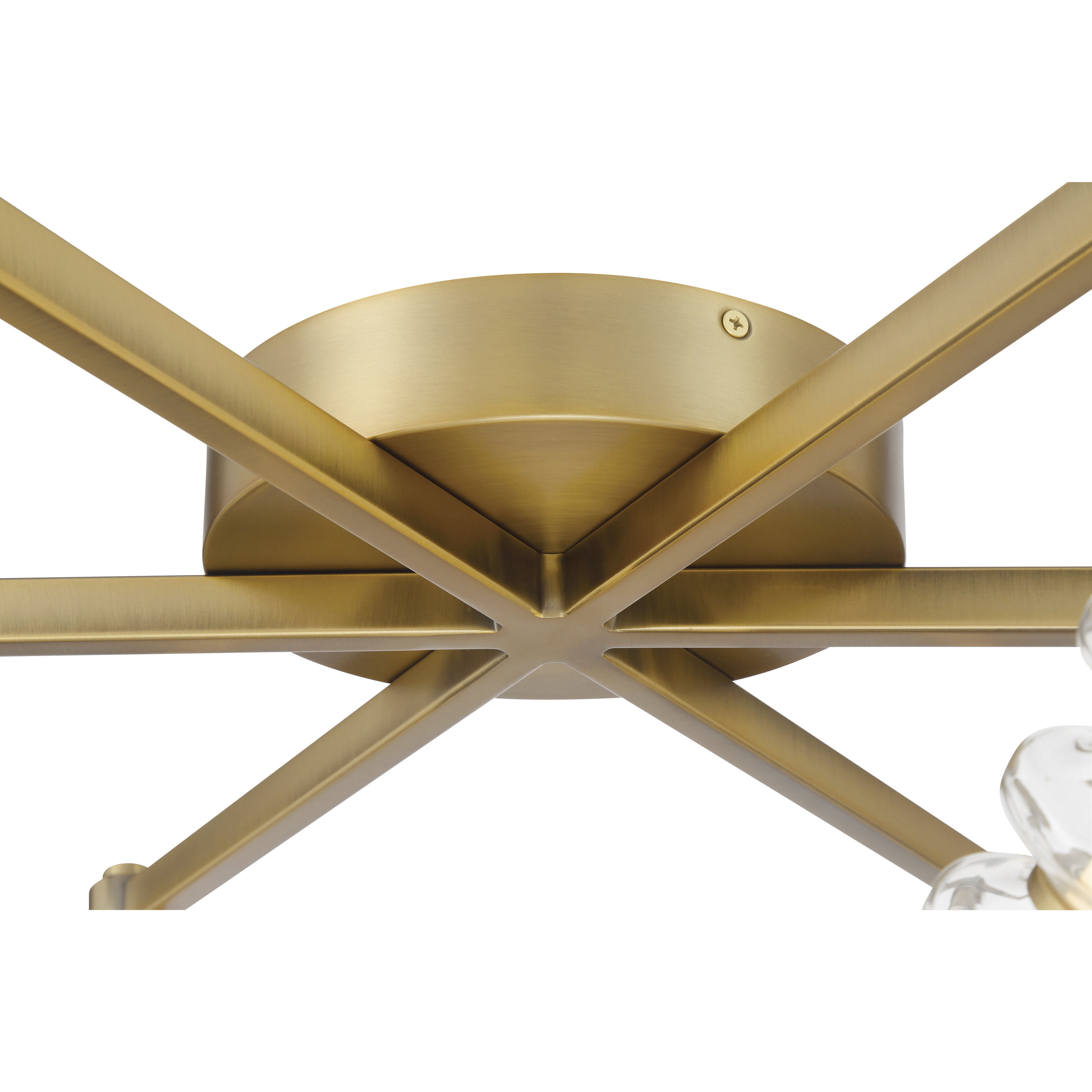 Pearl LED 28 inch Legacy Brass Flush Mount Ceiling Light