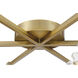 Pearl LED 28 inch Legacy Brass Flush Mount Ceiling Light
