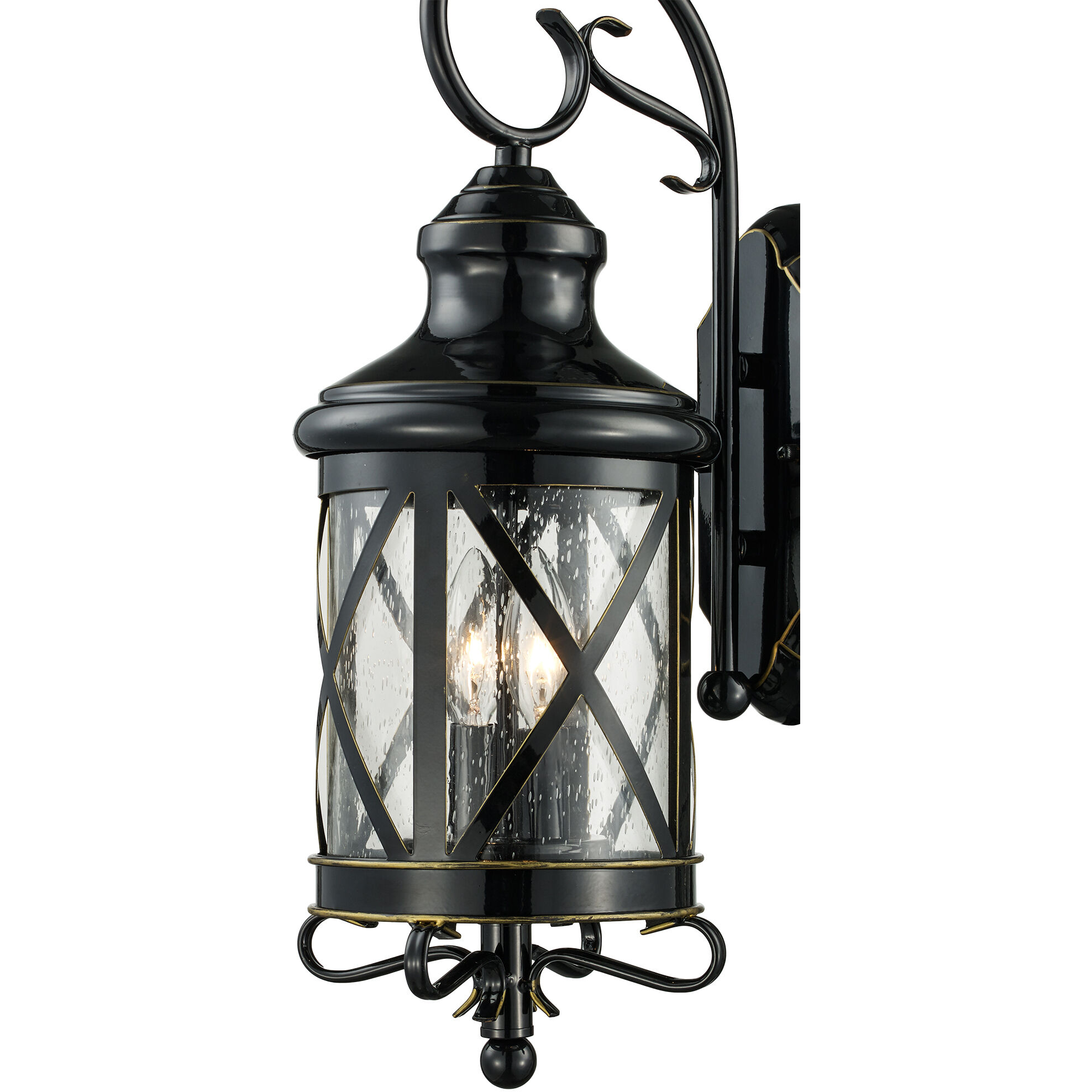 Chandler 2 Light 20 inch Rubbed Oil Bronze Outdoor Wall Lantern 