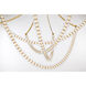 Pearl LED 49.25 inch Legacy Brass Chandelier Ceiling Light