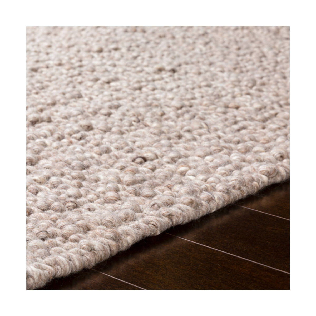 Neravan 36 X 24 inch Taupe/Cream Rugs, Rectangle