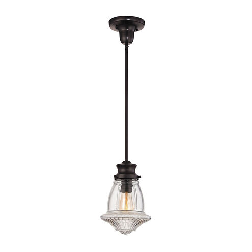 Anderson 1 Light 8 inch Oil Rubbed Bronze Mini Pendant Ceiling Light