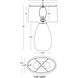 James 25.75 inch 150.00 watt Grey Table Lamp Portable Light
