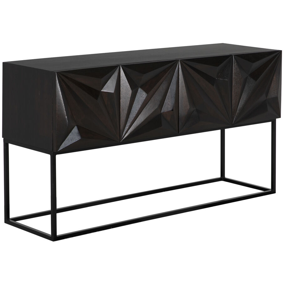 Zurich 60 X 19 inch Ebony Walnut Console
