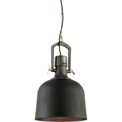 Hangar 31 1 Light 15.5 inch Soft Black Pendant Ceiling Light