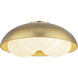 Alora Mood Robyn 3 Light 16 inch Brushed Gold Flush Mount Ceiling Light