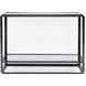 Liam 44 inch Smokes Gray and Black Console Table