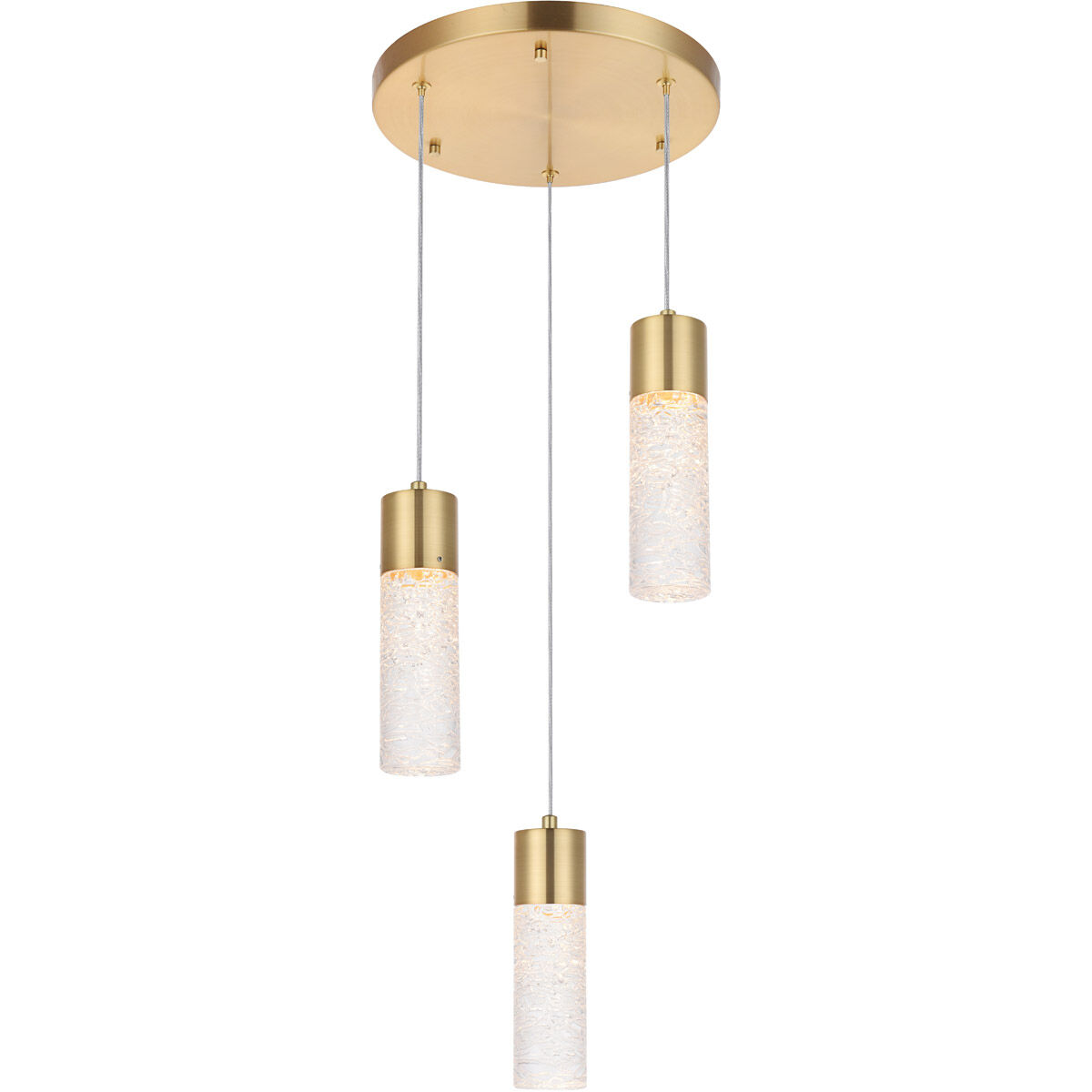 Constellation LED 12 inch Gold Pendant Ceiling Light