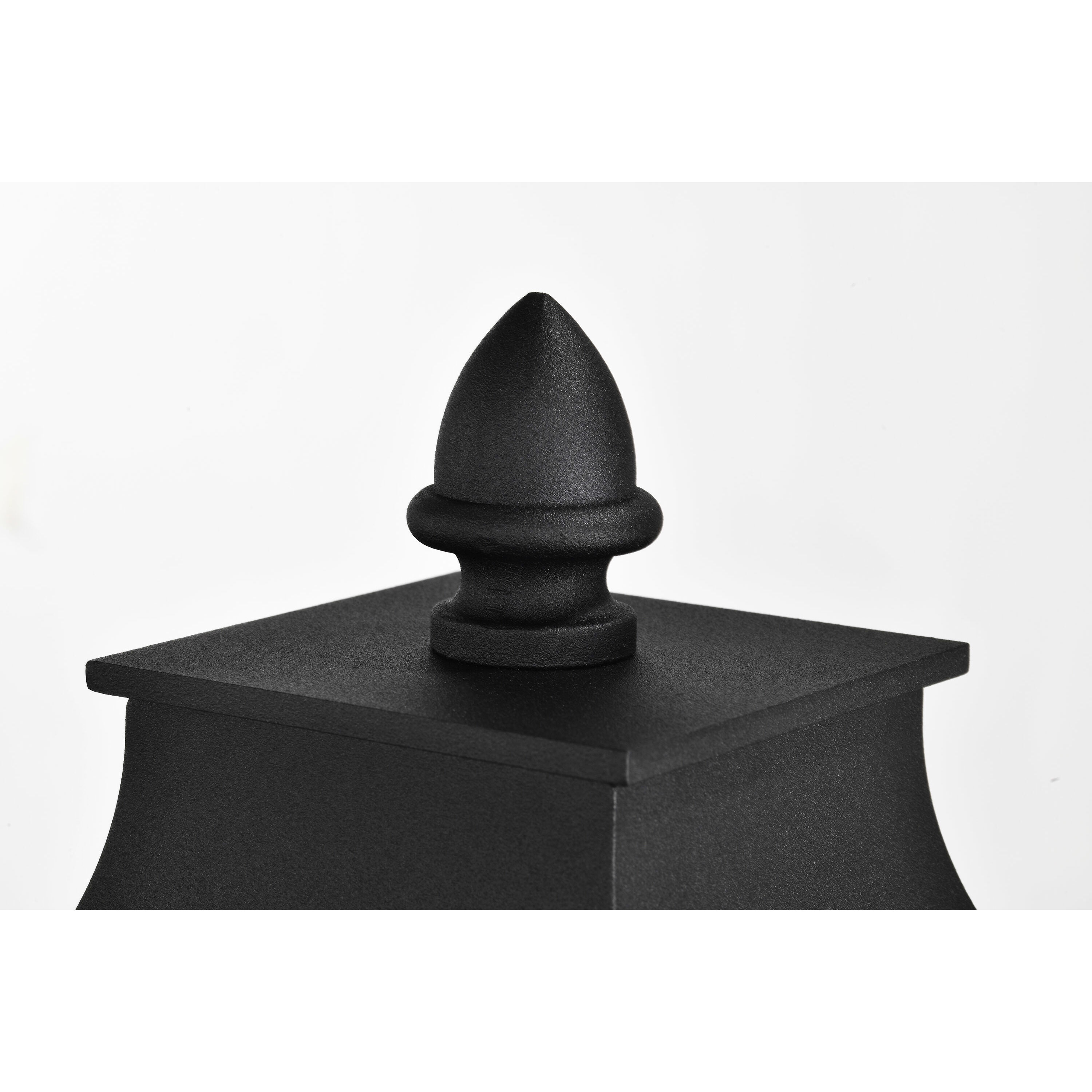 Austen 20 inch Matte Black Post Lantern