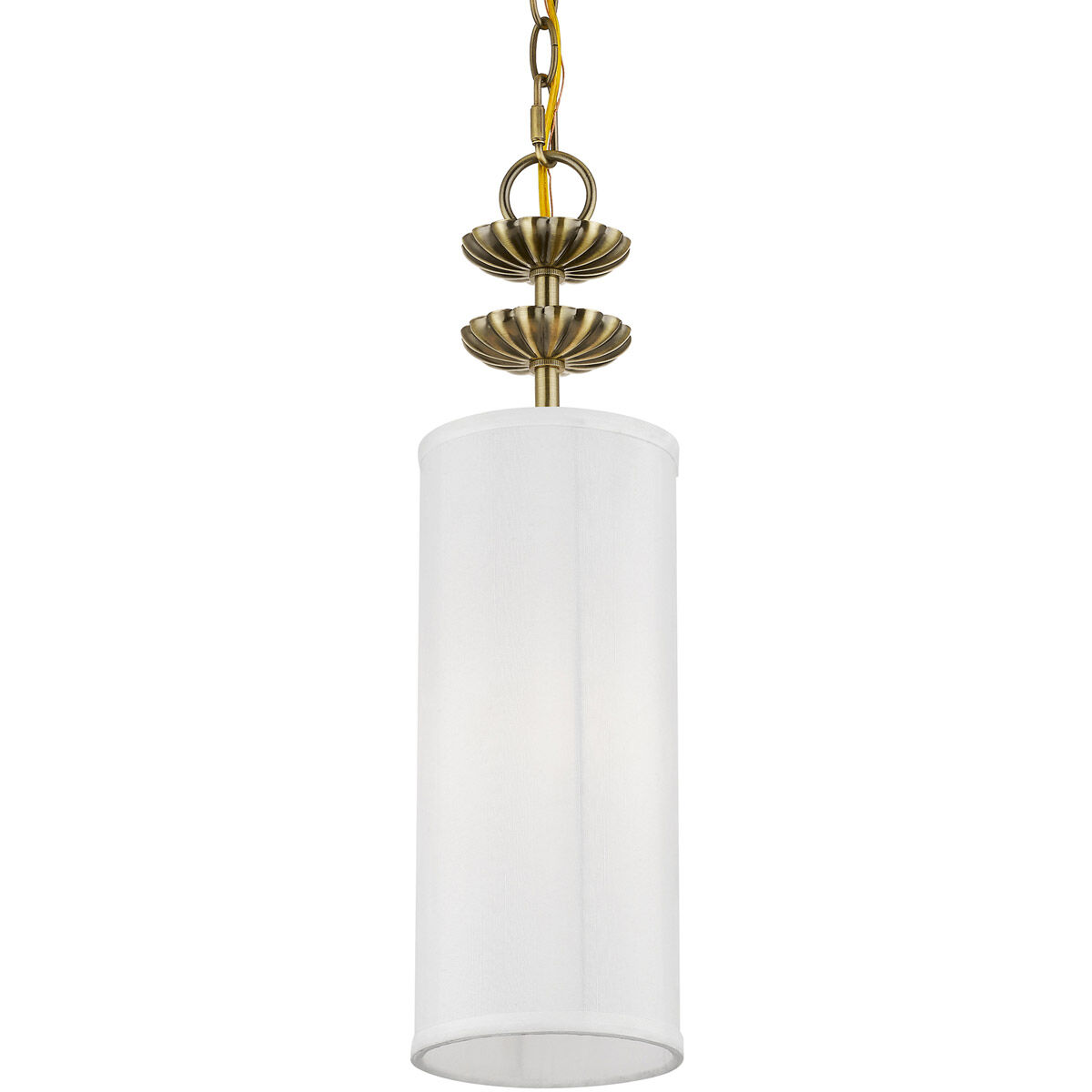 Brookdale 1 Light 5 inch Antique Brass Mini Pendant Ceiling Light