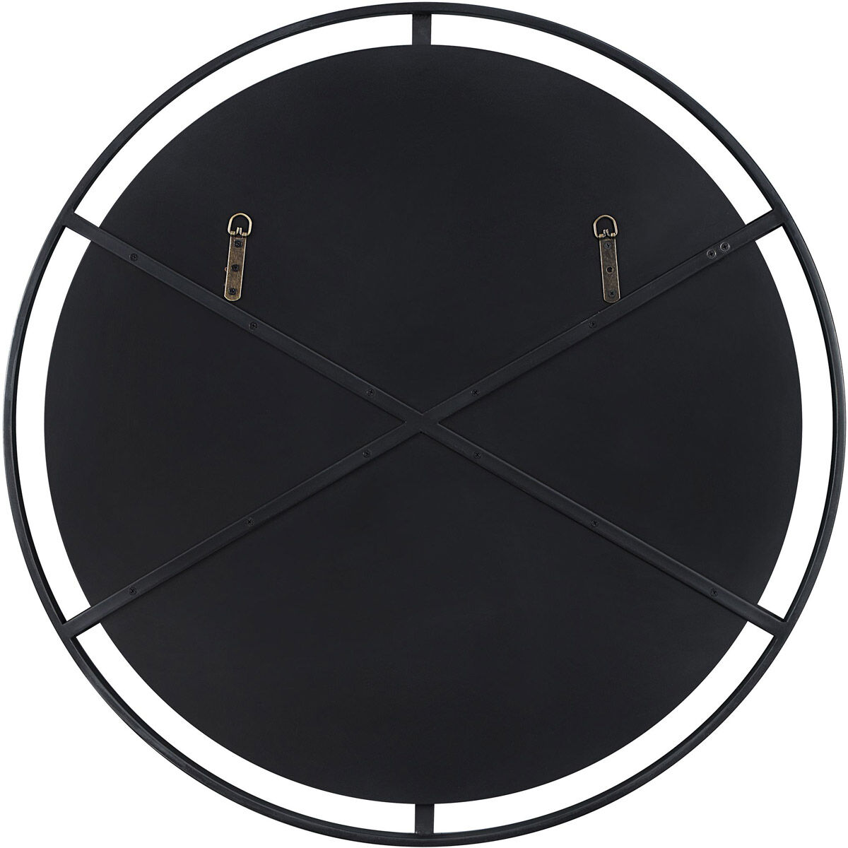 Cashel 34 X 34 inch Satin Black Mirror