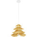 Embark 1 Light 20 inch White Pendant Ceiling Light
