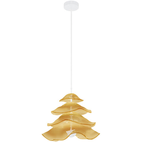 Embark 1 Light 20 inch White Pendant Ceiling Light
