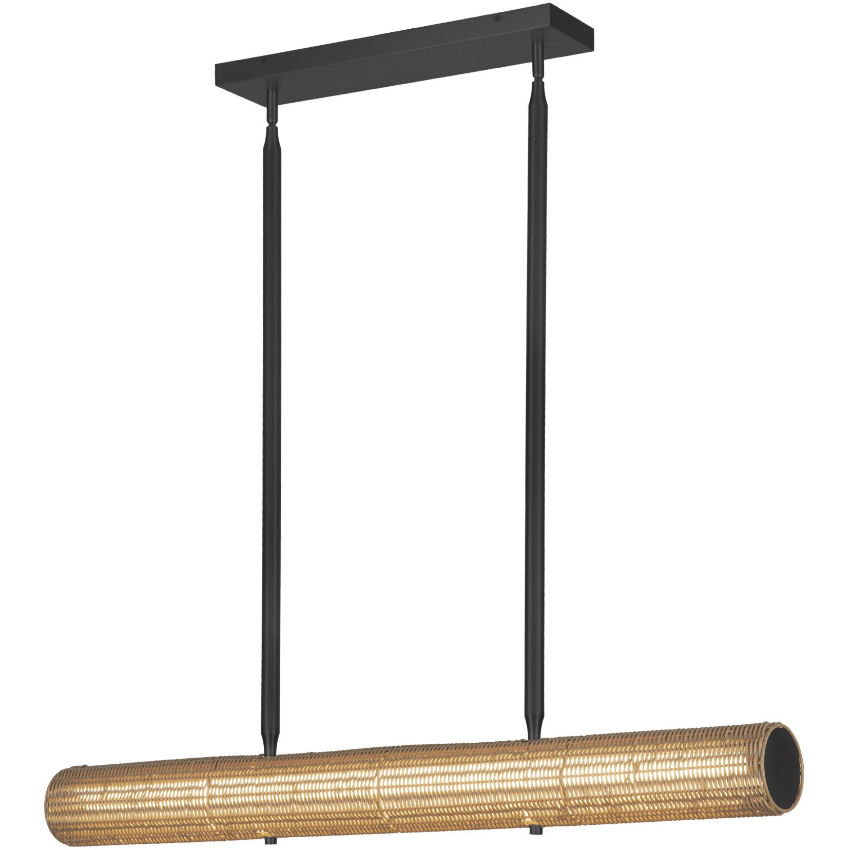 Alora Mood Maris LED 42 inch Matte Black Linear Pendant Ceiling Light