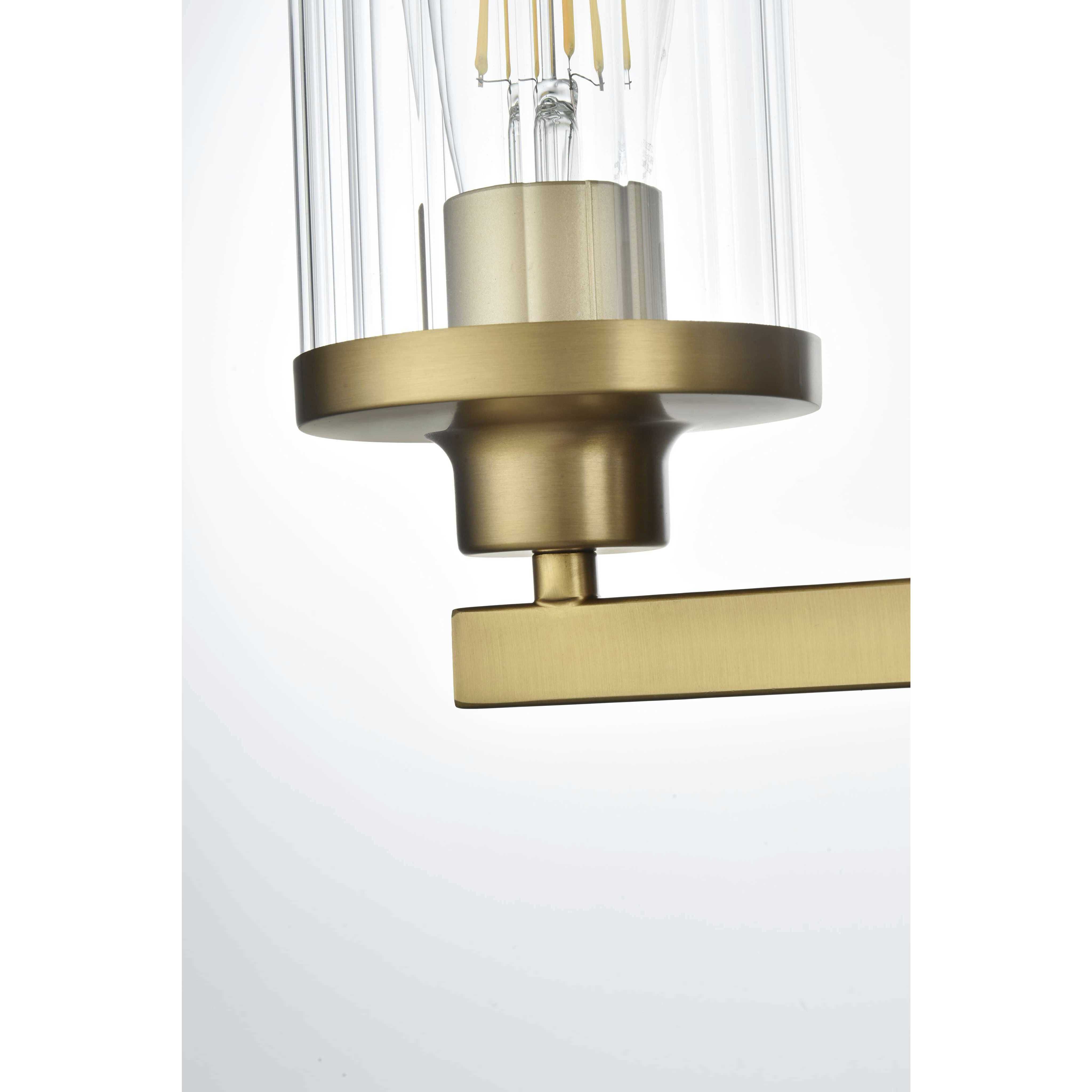 Thane 4 Light 25 inch Satin Gold Bath Sconce Wall Light