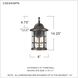 Crusade 1 Light 14 inch Palladian Bronze Outdoor Wall Lantern