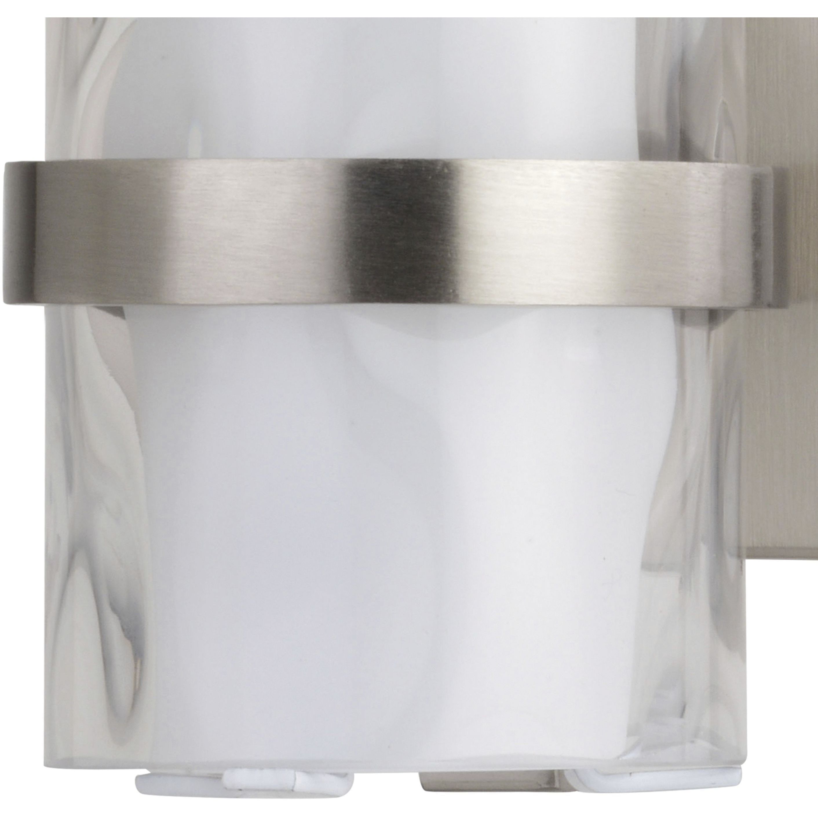 Vilo LED 4.25 inch Satin Nickel Bathroom Light Wall Light