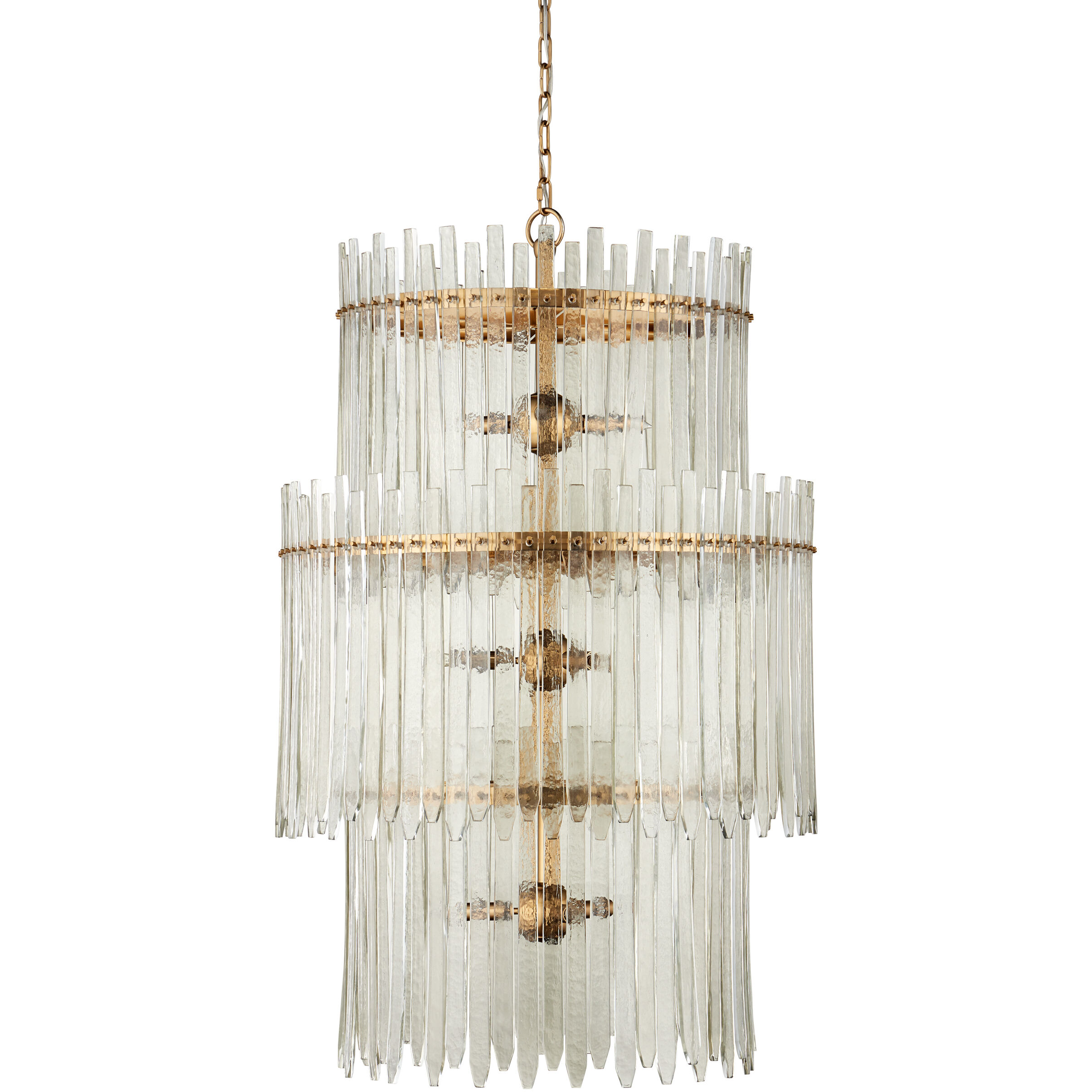 Electra 9 Light 29 inch Clear/Antique Brass Chandelier Ceiling Light