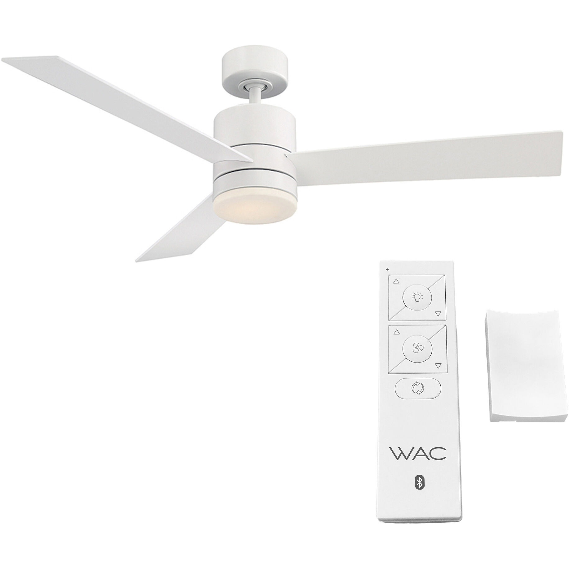 San Francisco 52 inch Matte White Downrod Ceiling Fans, Smart Fan