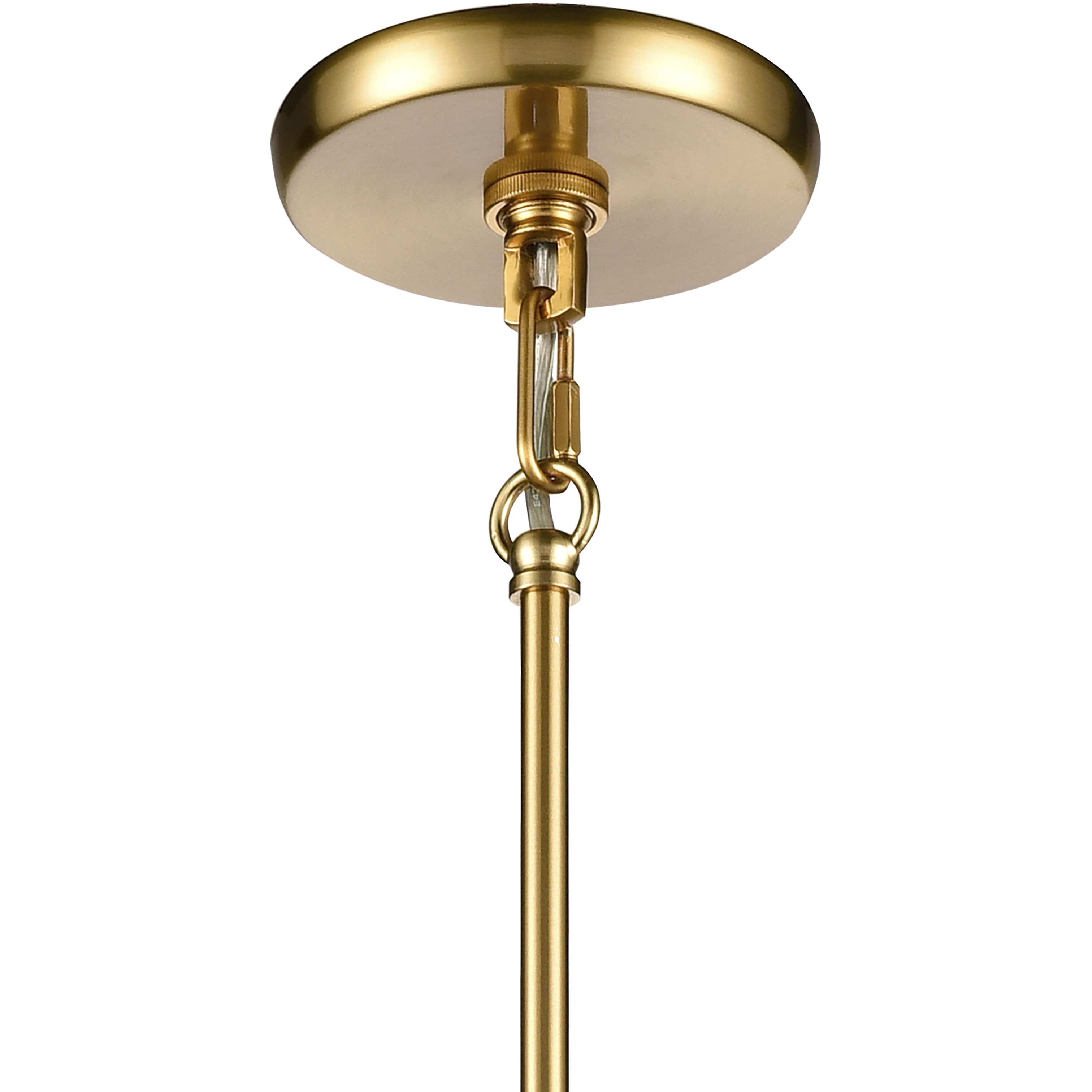 Current 1 Light 8 inch Satin Brass Pendant Ceiling Light