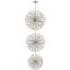 Vera 100 Light 25.5 inch Chrome Chandelier Ceiling Light