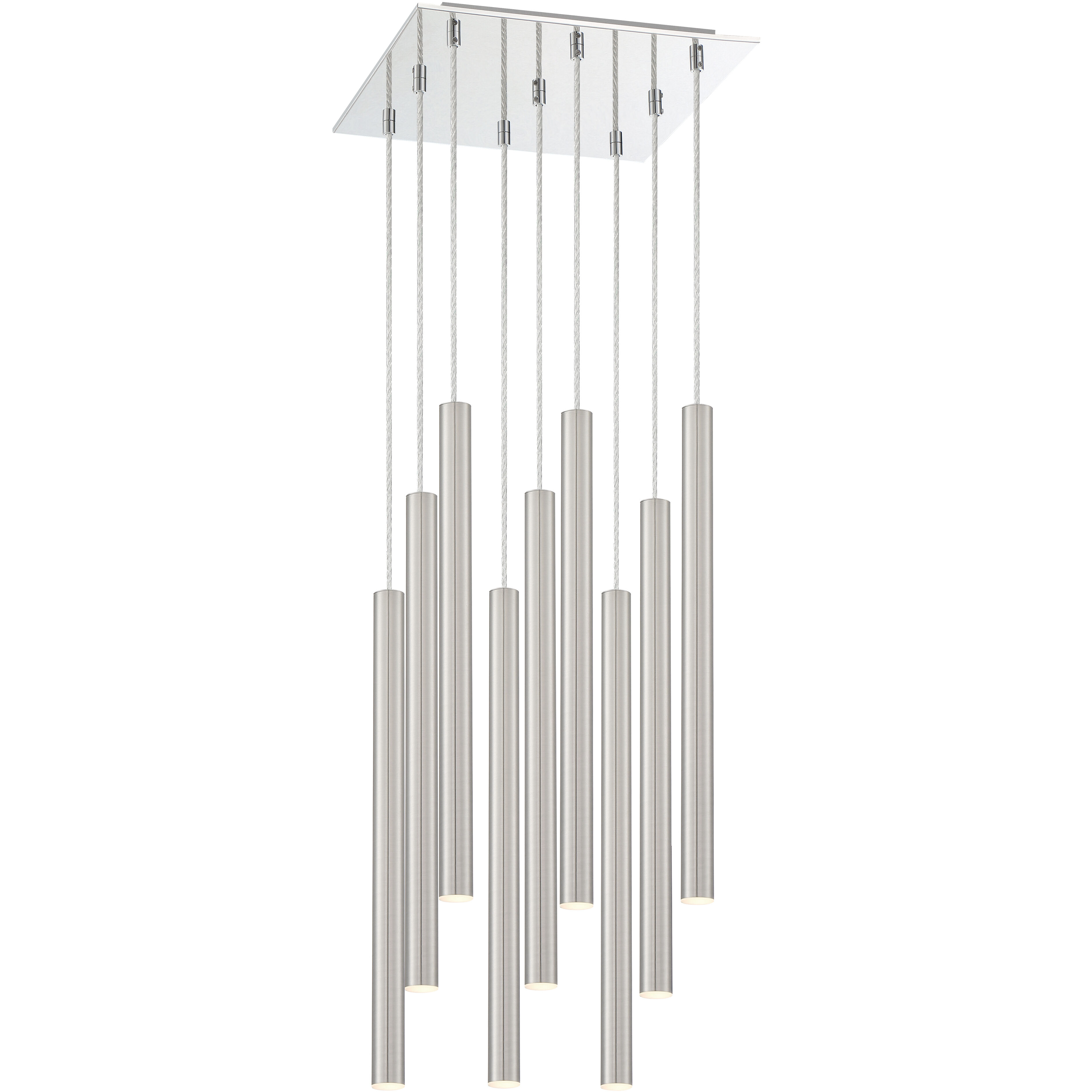 Forest LED 14 inch Chrome Chandelier Ceiling Light