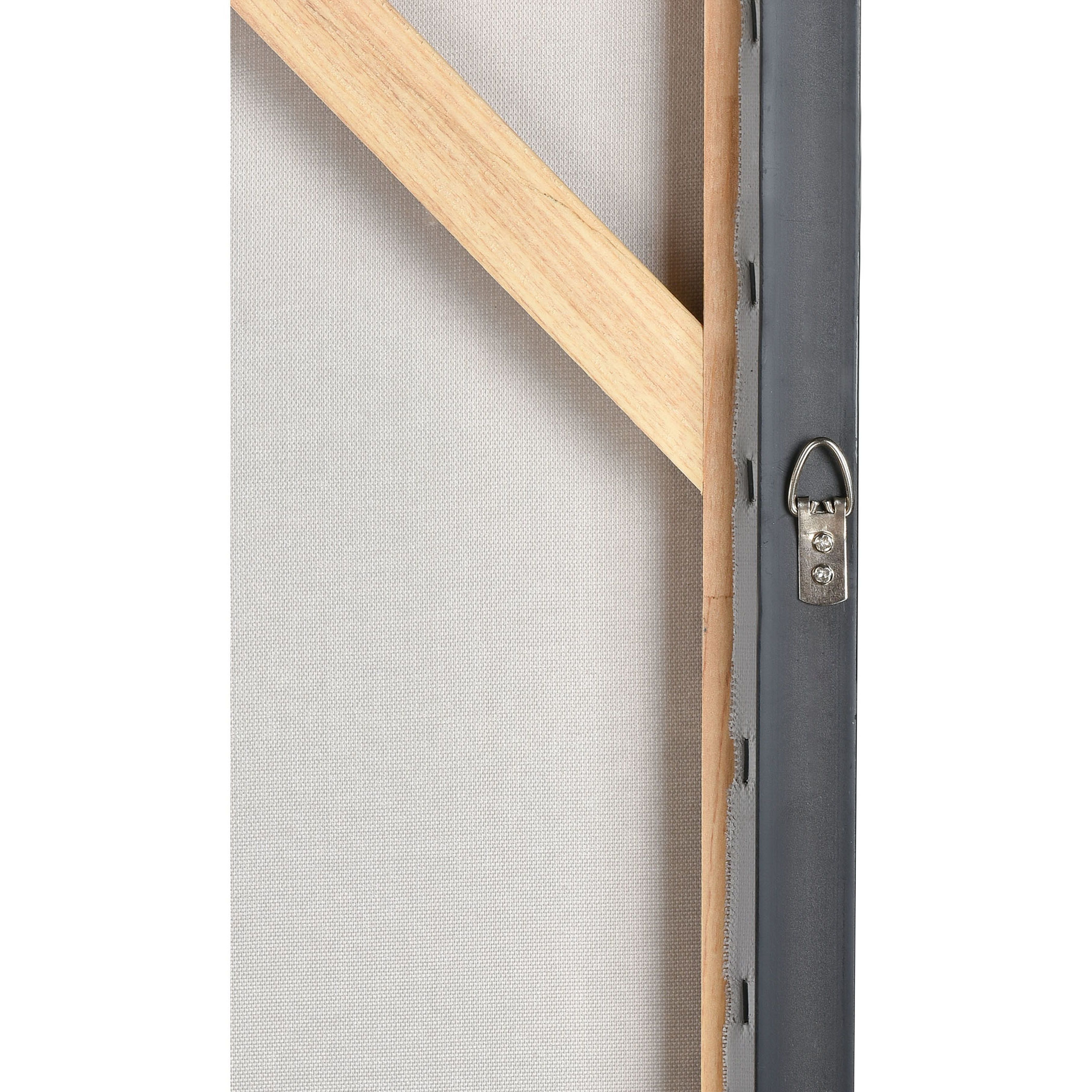 Remembrance Light Blue with Cream and Silver Framed Wall Art