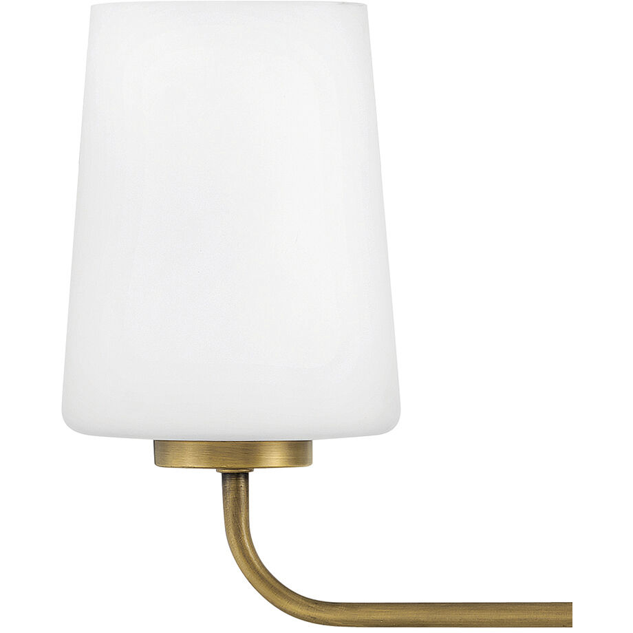 Kline LED 33 inch Heritage Brass Bath Light Wall Light