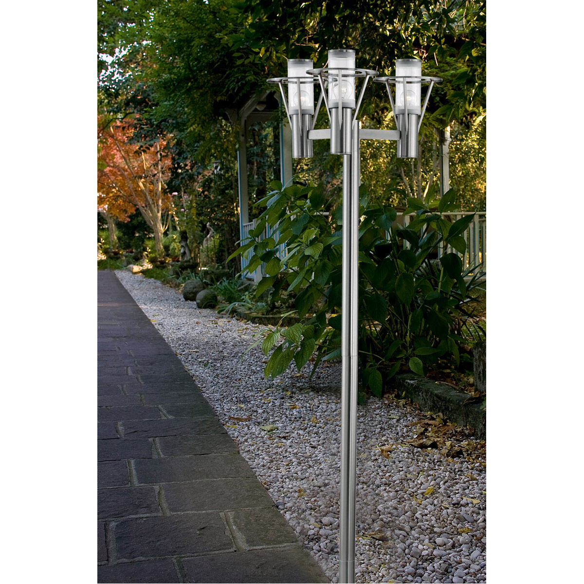 Belfast LED 86.75 inch Stainless Steel Outdoor Post Light