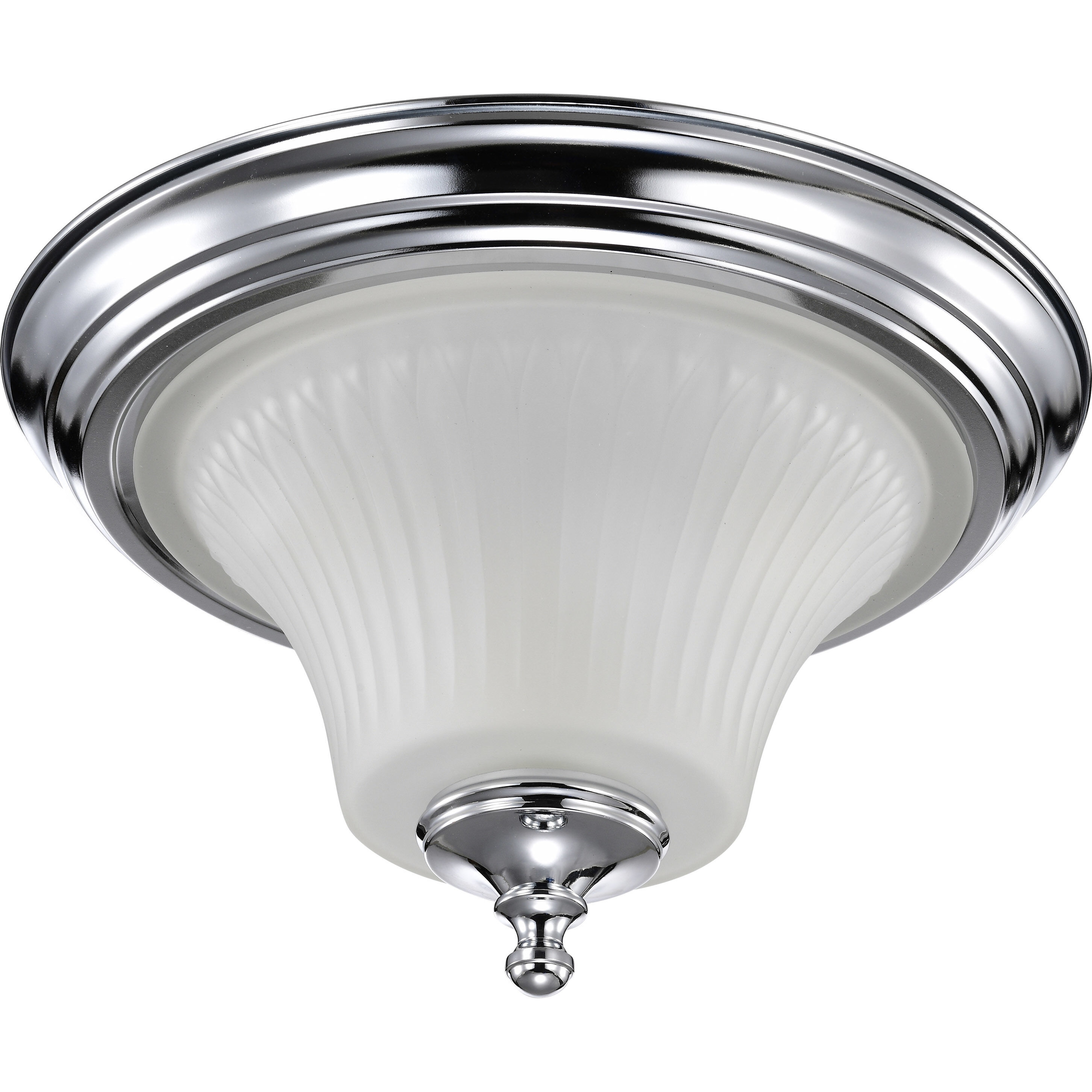 Teller 2 Light 13.25 inch Polished Chrome Flush Mount Ceiling Light