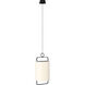 Minimalism 12 inch Matte Black Pendant Ceiling Light