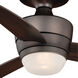 Adrian 44 inch Copper Bronze with Dark Espresso Blades Ceiling Fan, Integrated Dimmable Remote