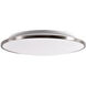 Puck LED 14 inch Brushed Nickel Flush Mount Ceiling Light in 14in.