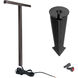 Balance 12 6.5 watt Black Path Lighting in 3000K, Path and Area Light, WAC Landscape