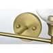 Collier 2 Light 19 inch Satin Gold Bath Sconce Wall Light