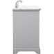 Americana 72 X 22 X 35 inch Grey Vanity Sink Set