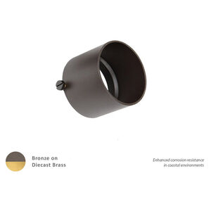 WAC Lighting Wac Landscape Bronzed Brass Accent Snoot, Large, For Glare Reduction 5211-SNOOT-BBR - Open Box