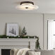 Quarry LED 15 inch Dark Bronze Flush Mount Ceiling Light, Flush Mount