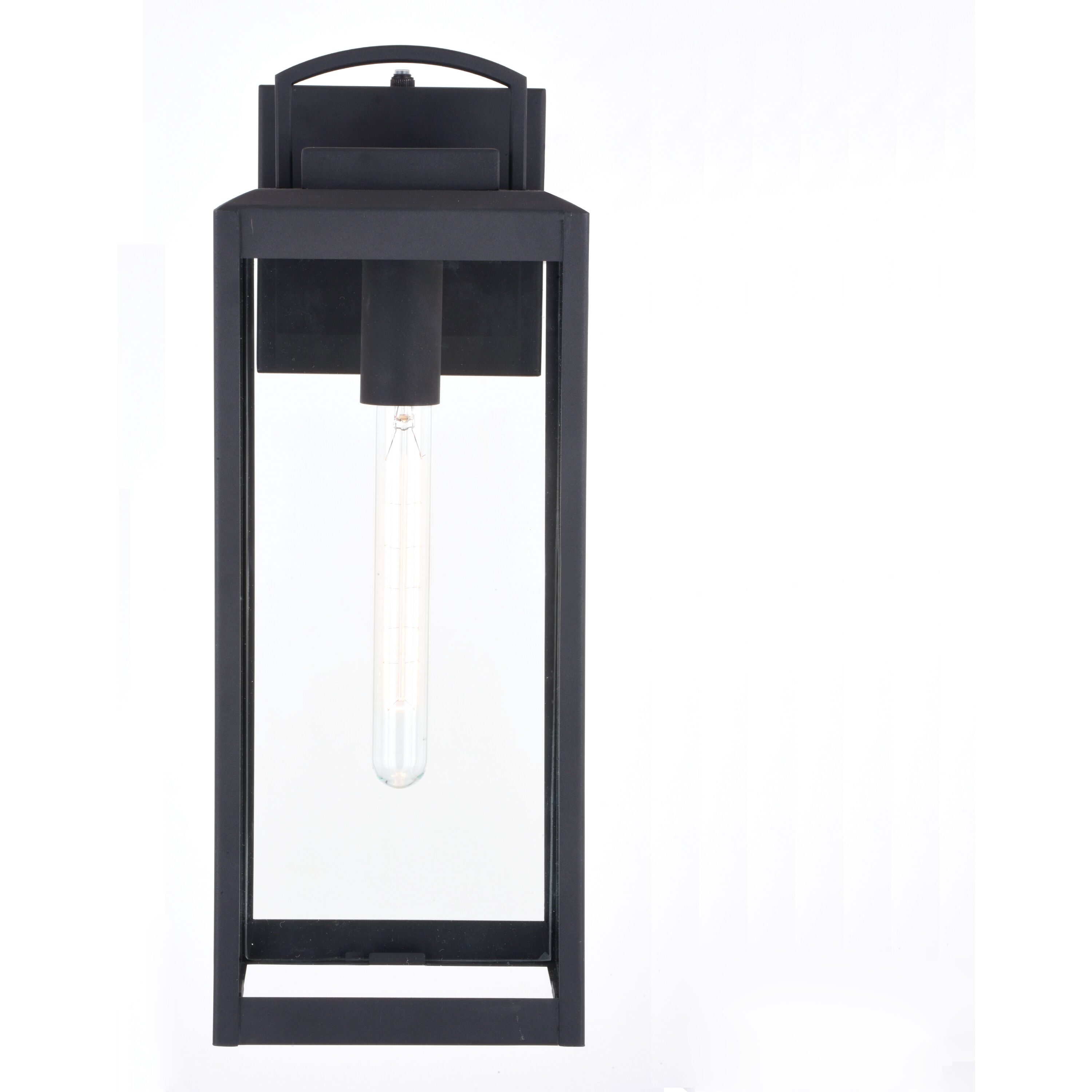 Kinzie LED 19 inch Textured Black Outdoor Wall