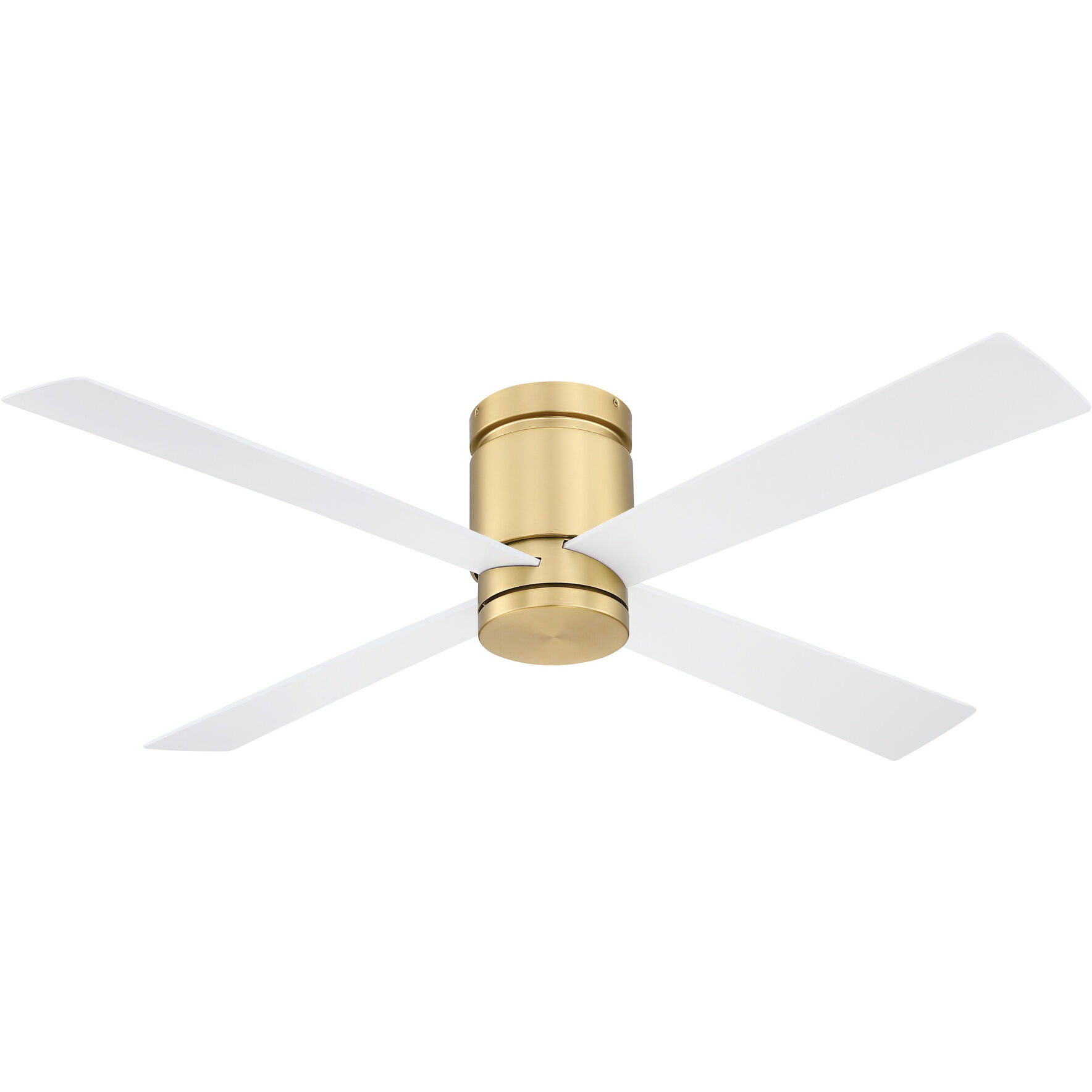 Kwartet 52 inch Matte White Fan-Uni