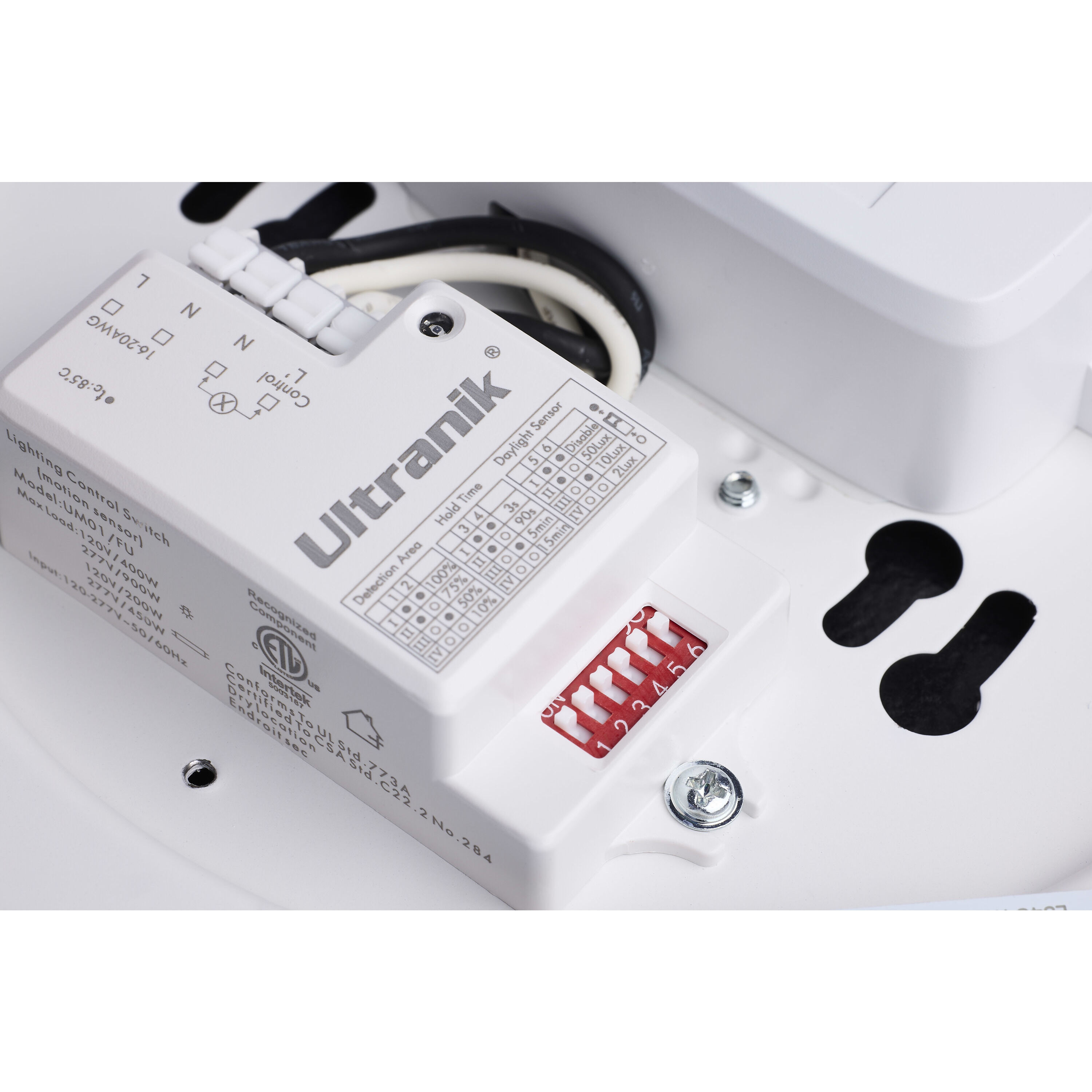 ColorQuick LED 13.98 inch White Flush Mount Ceiling Light